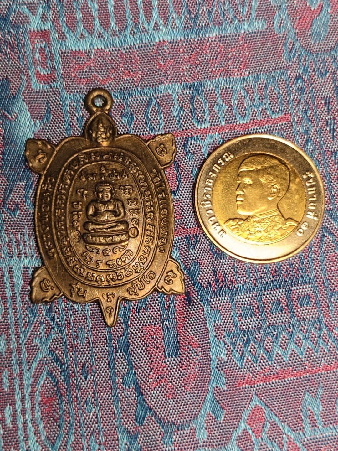 Turtle medallion, photograph 1