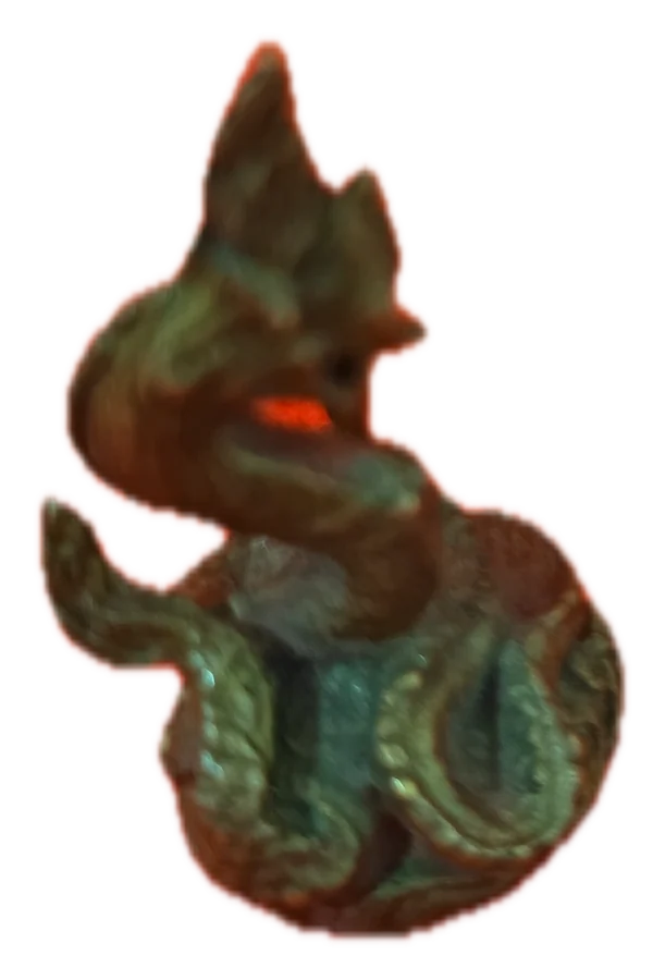 พญานาคจิ๋ว · Small bronze naga
