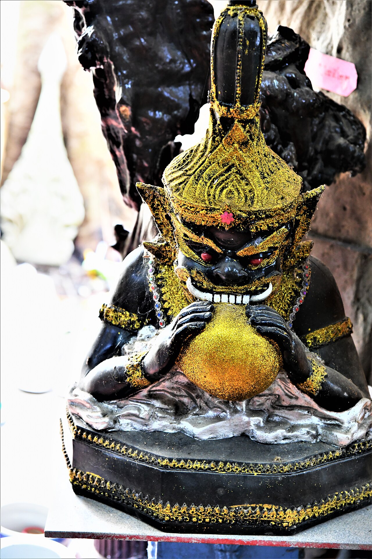 Phra Rahu (the eclipse-swallower) — Thai Folk