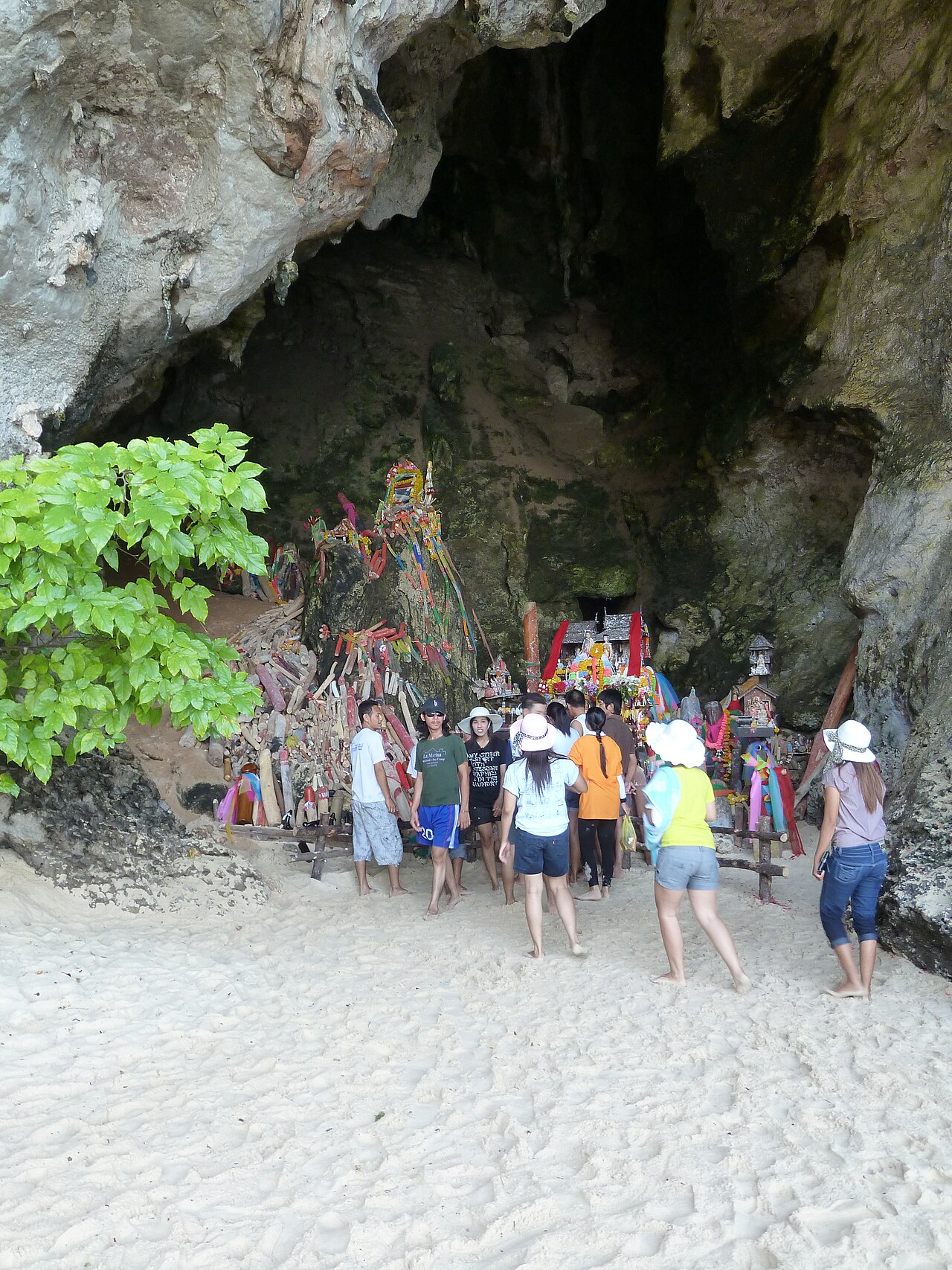 Palad khik (phallic waist charm) — Phra Nang cave, Phra Nang beach, Rai Leh (Railay) Pennisula, Krabi, Thailand