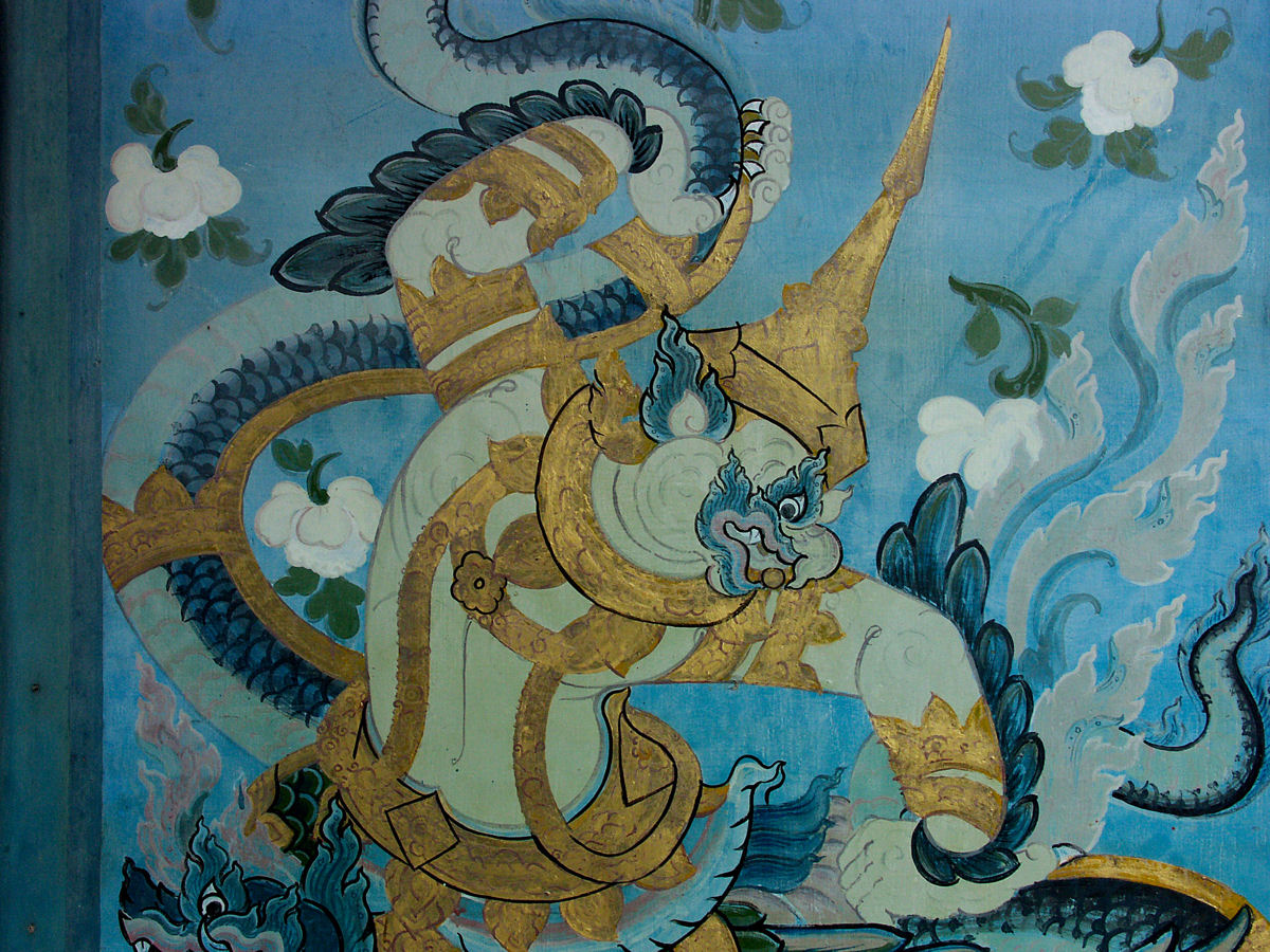 Phaya Khrut (the garuda) — Wat Suthat, Bangkok, Thailand