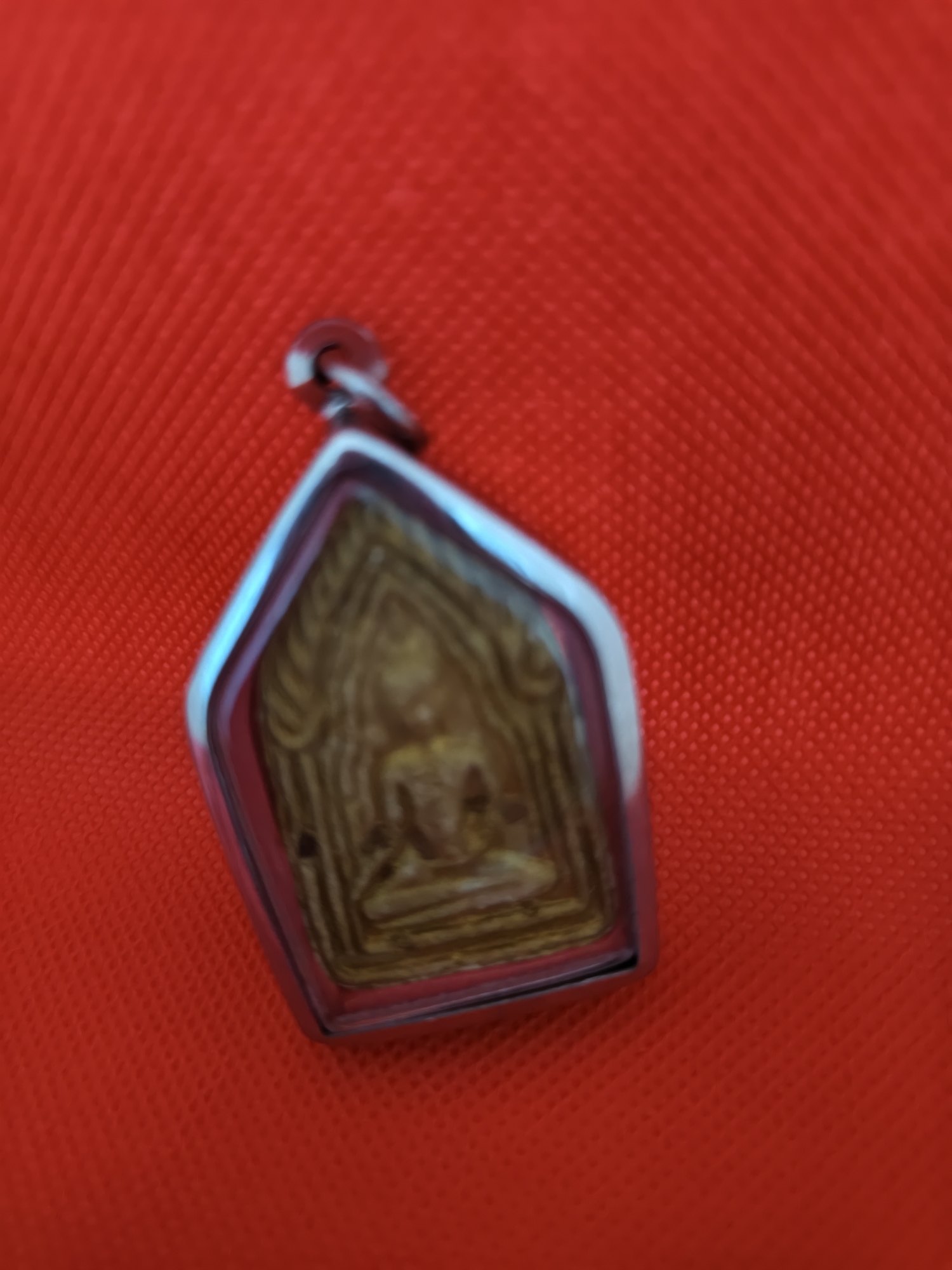 Pentagonal tablet, brown, photograph 2