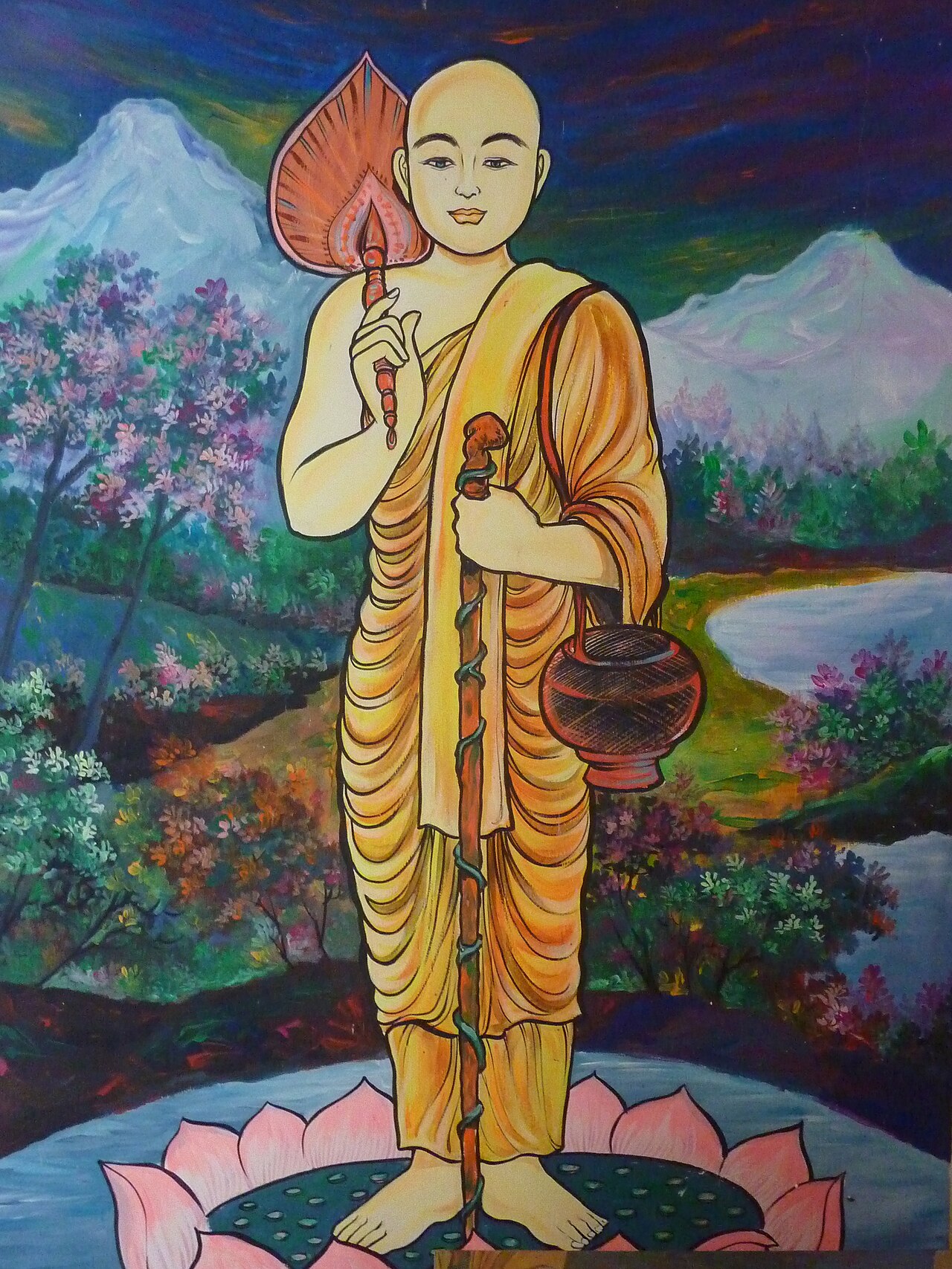 Phra Siwali (the never-hungry monk) — 057 Venerable Sivali, at Wat Olak Madu, Kedah