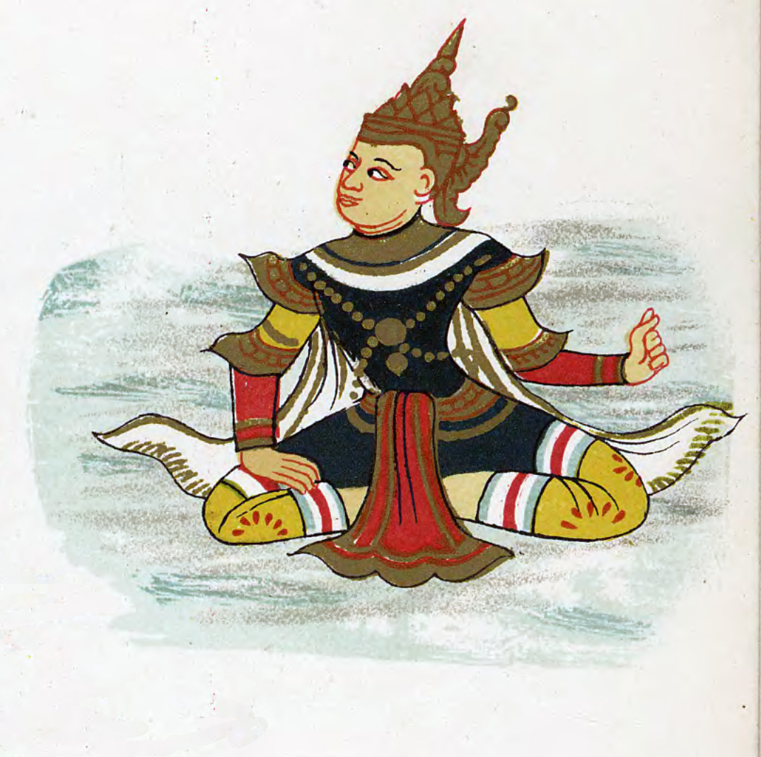 Nat figure (Burmese spirit-deity) — Akathaso in Burmese representation