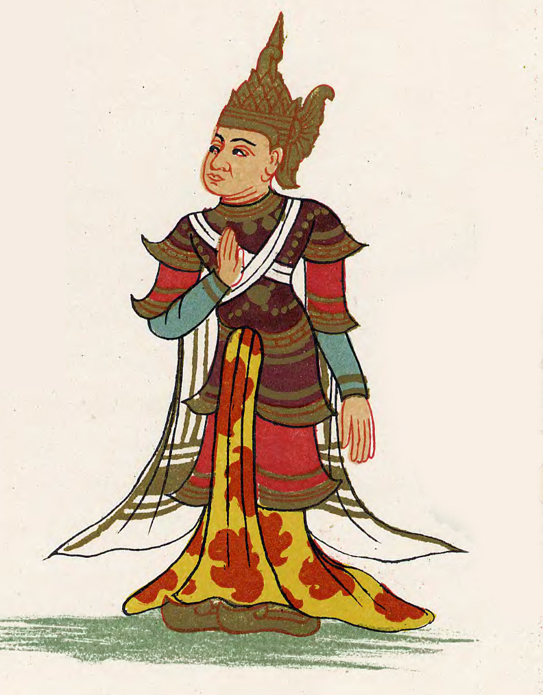 Nat figure (Burmese spirit-deity) — Bhummaso (guardian spirit of the soil) in Burmese representation