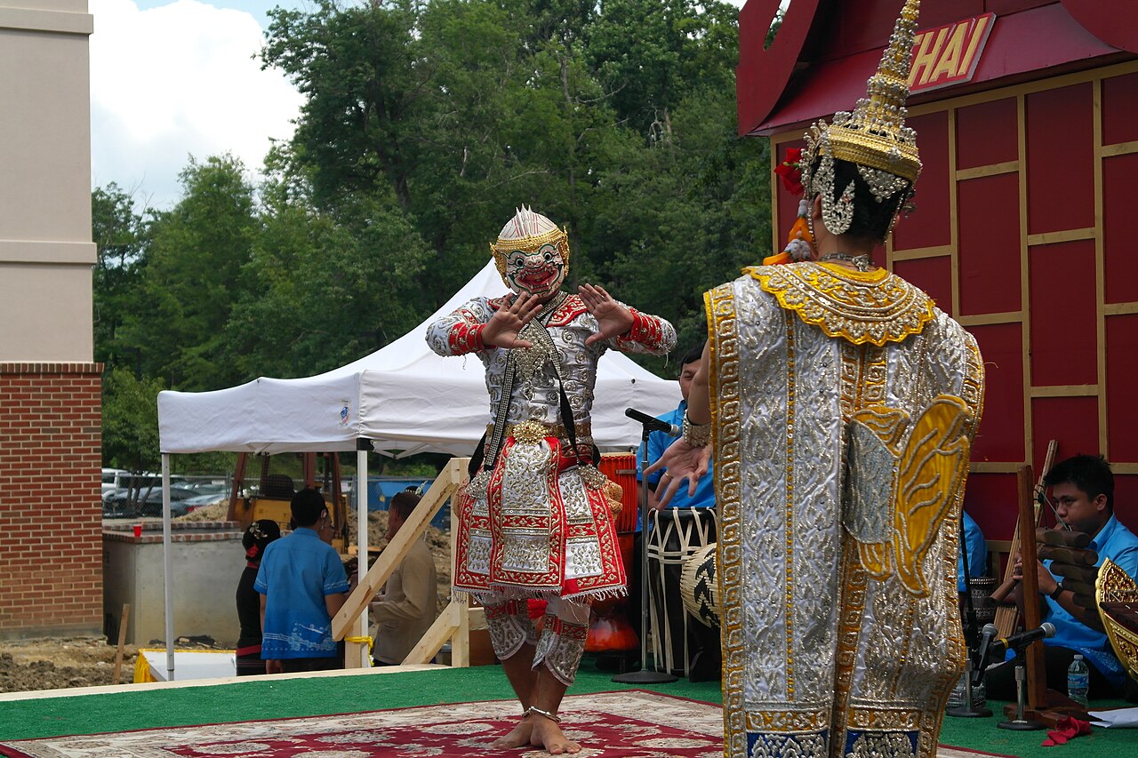Hanuman figure — Wat Thai Village DC 2013