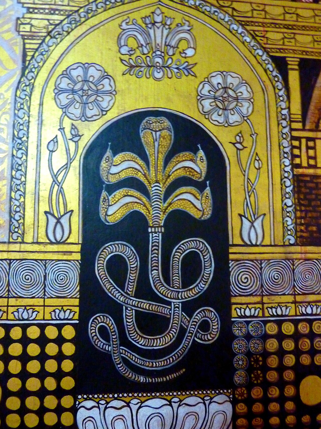 Naga pendant — 030 Naga Plaque, Wat Sri Suphan, Chiang Mai