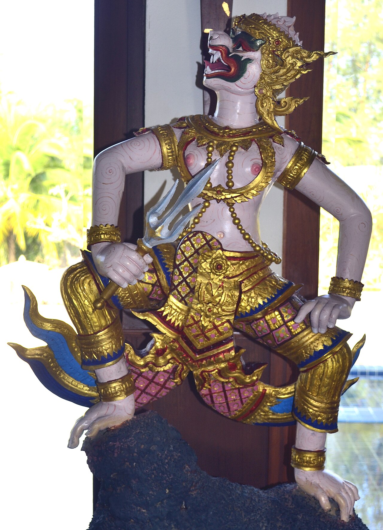 Hanuman figure — Andaman Princess Resort & Spa****, Koh Kho Khao, Phang Nga