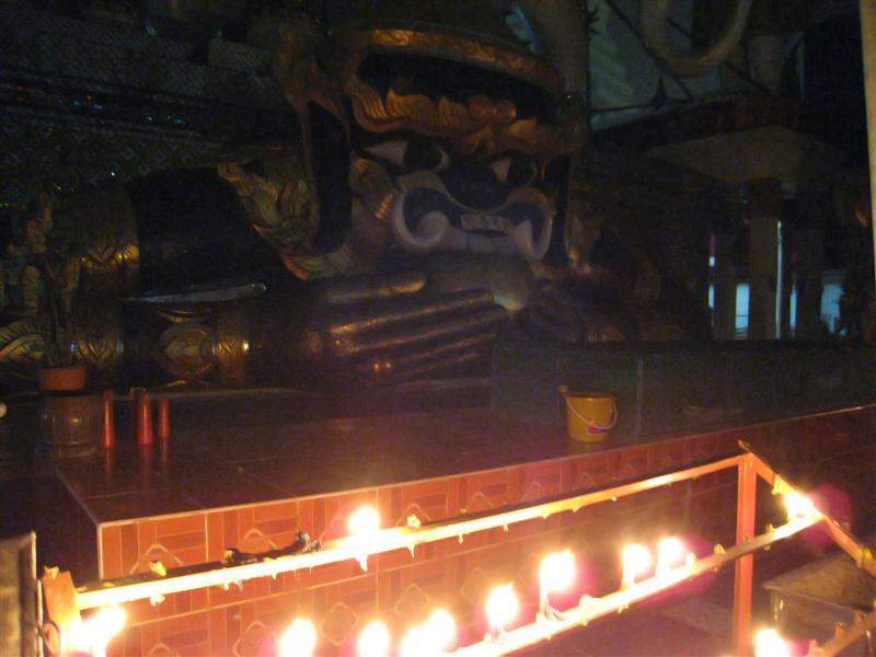 Phra Rahu (the eclipse-swallower) — Phra Rahu, Wat Khun Chan, Talat Phlu, Thonburi, Bangkok
