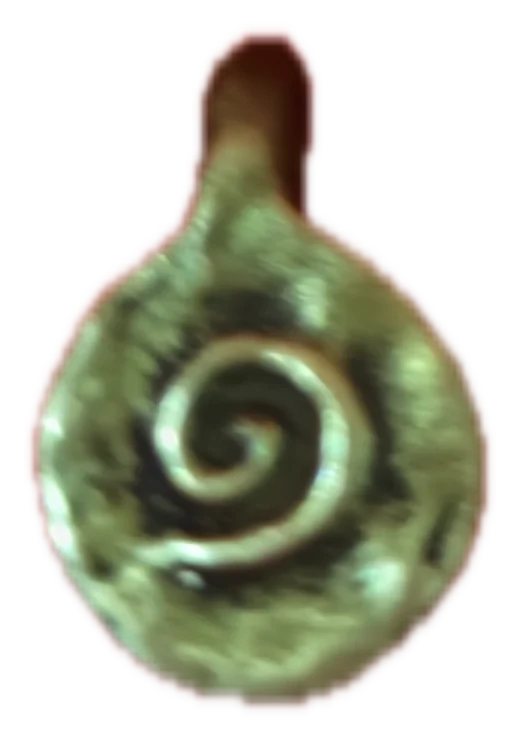จี้ลายก้นหอย · Spiral pendant