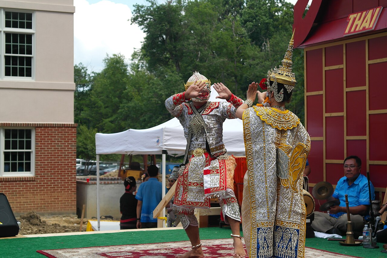 Hanuman figure — Wat Thai Village DC 2013