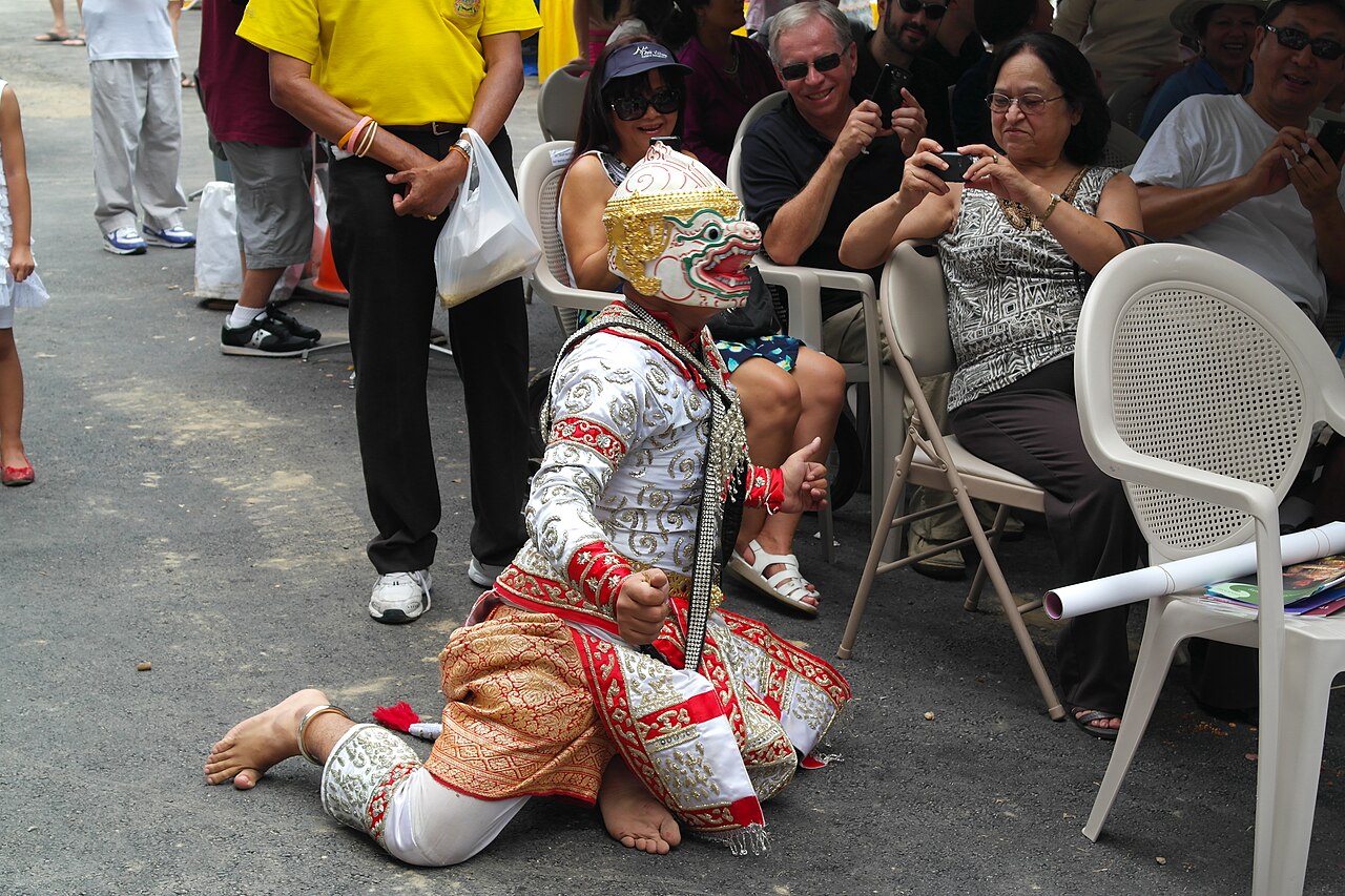 Hanuman figure — Wat Thai Village DC 2013