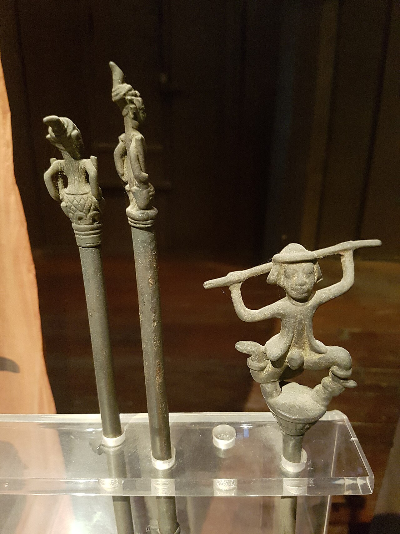 In (Burmese cabalistic square) — * Place: Siam Society Headquarters, Bangkok, Thailand.
Items: Yantra tattooing needles.
