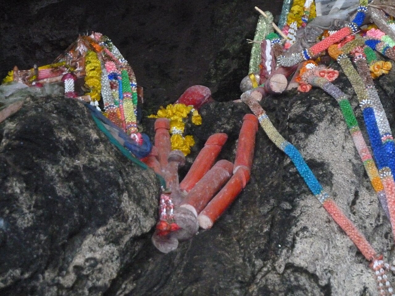 Palad khik (phallic waist charm) — Phra Nang cave, Phra Nang beach, Rai Leh (Railay) Pennisula, Krabi, Thailand