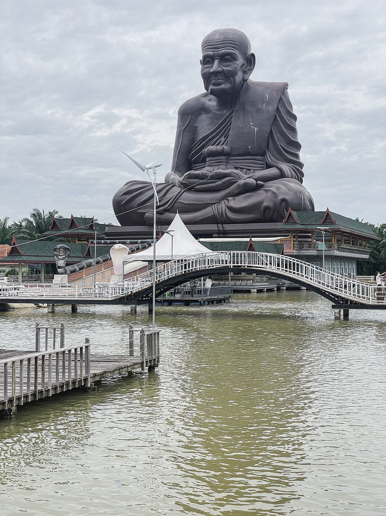 Luang Pu Thuat amulet — This is a photo of a monument in Thailand identified by the ID