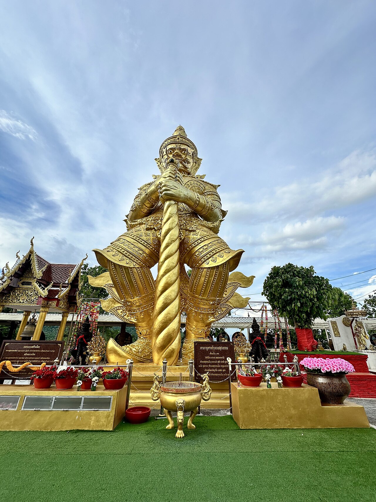 Thao Wessuwan (guardian-king of the yaksha) — 19-metre-tall statue of Thao Wessuwan at Doi Kham which is claimed to be the largest of its kind in the world.