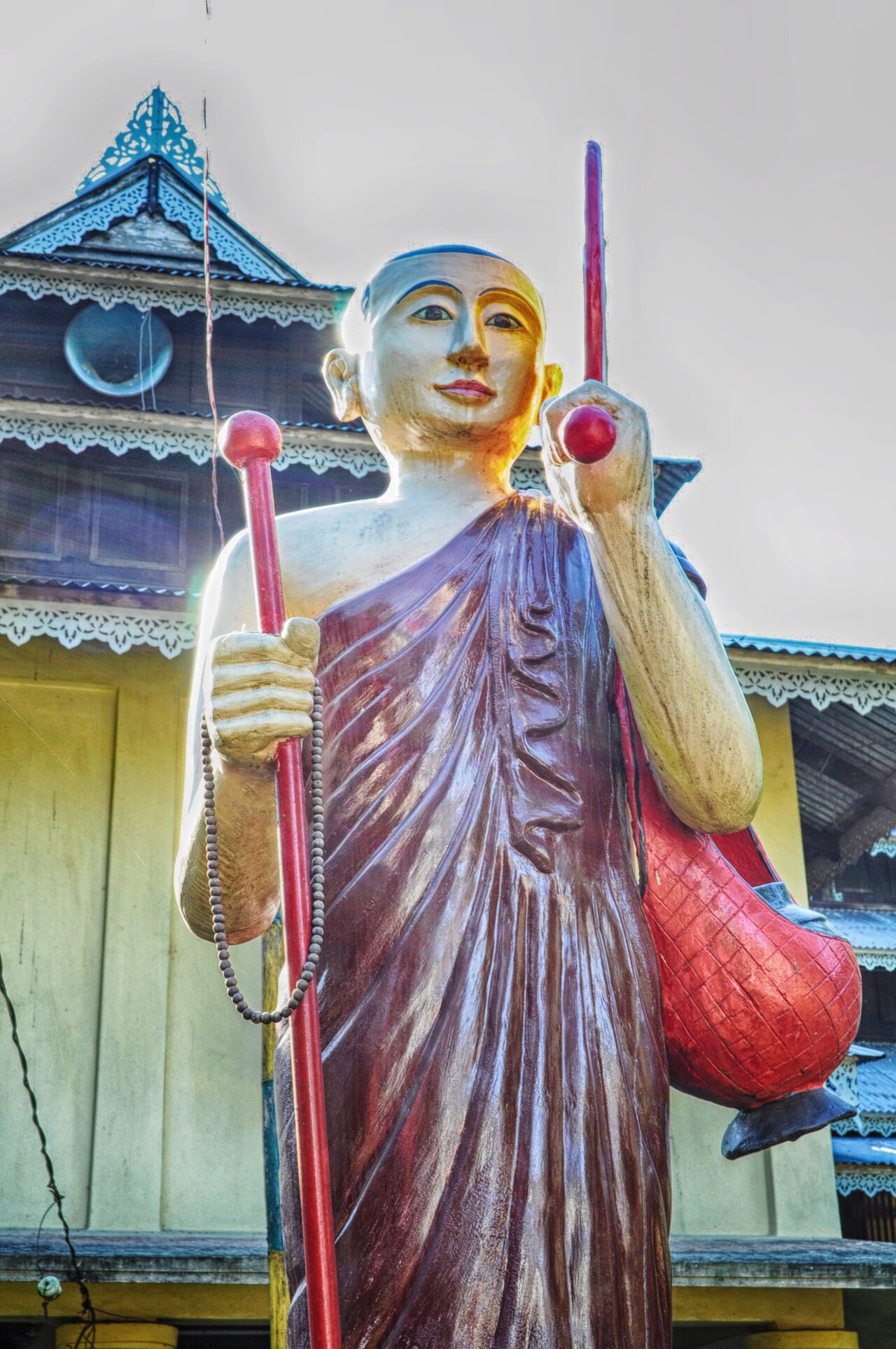 Phra Siwali (the never-hungry monk) — A statute at Maheshkhali Upzilla.