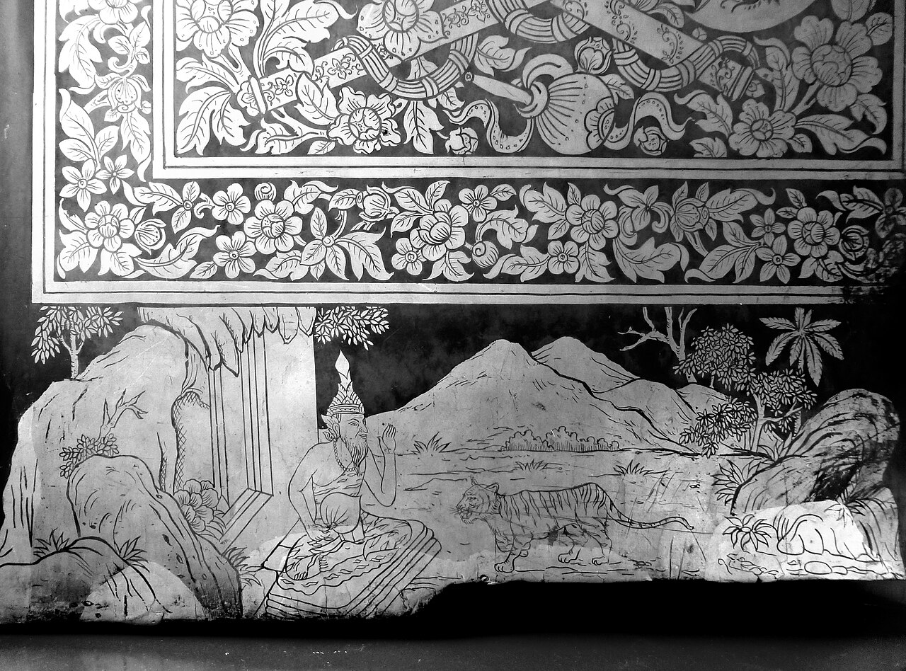 Phra Lersi figure (the hermit-teacher) — Wat Pho, Bangkok