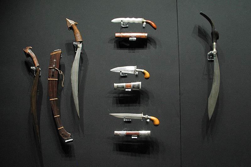 Keris / kris (the heirloom dagger) — Examples of finely crafted Moro blades made from Basilan "basih" (iron).
