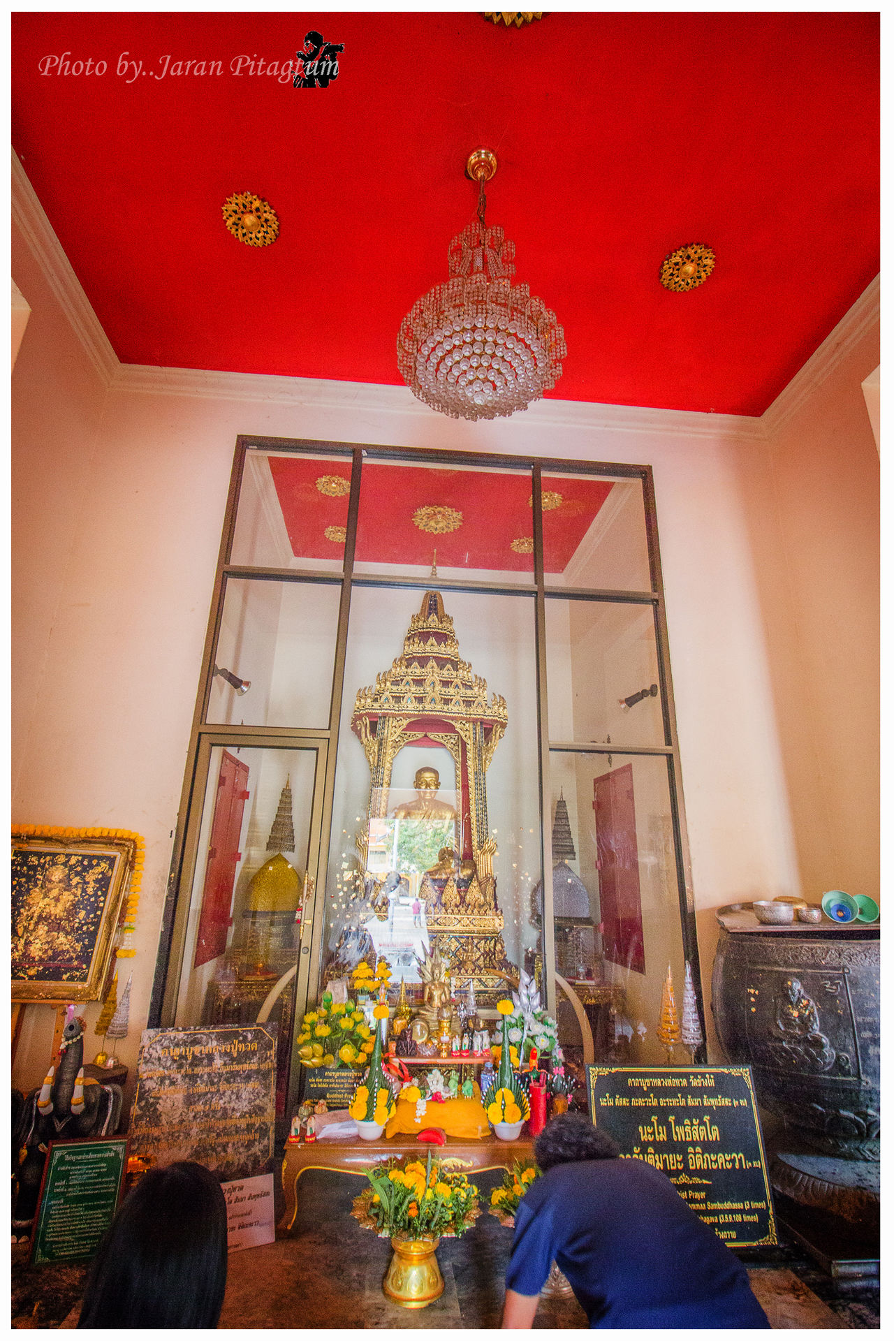 Luang Pu Thuat amulet — ภาพองค์หลวงปู่ทวด ที่ประดิษฐานอยู่ ณ วัดช้างไห้ ปัตตานี