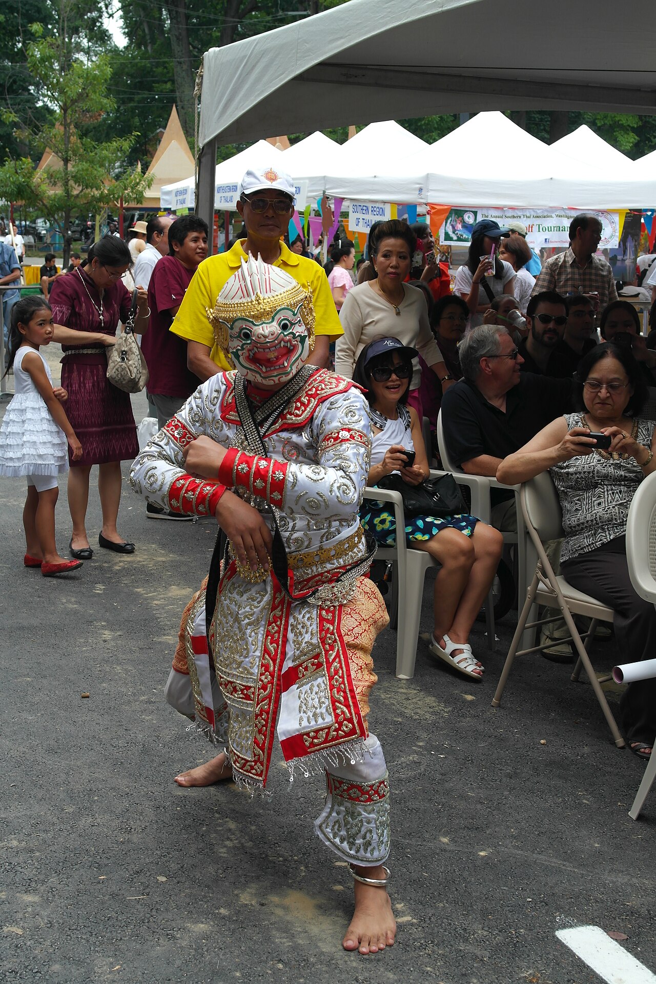 Hanuman figure — Wat Thai Village DC 2013