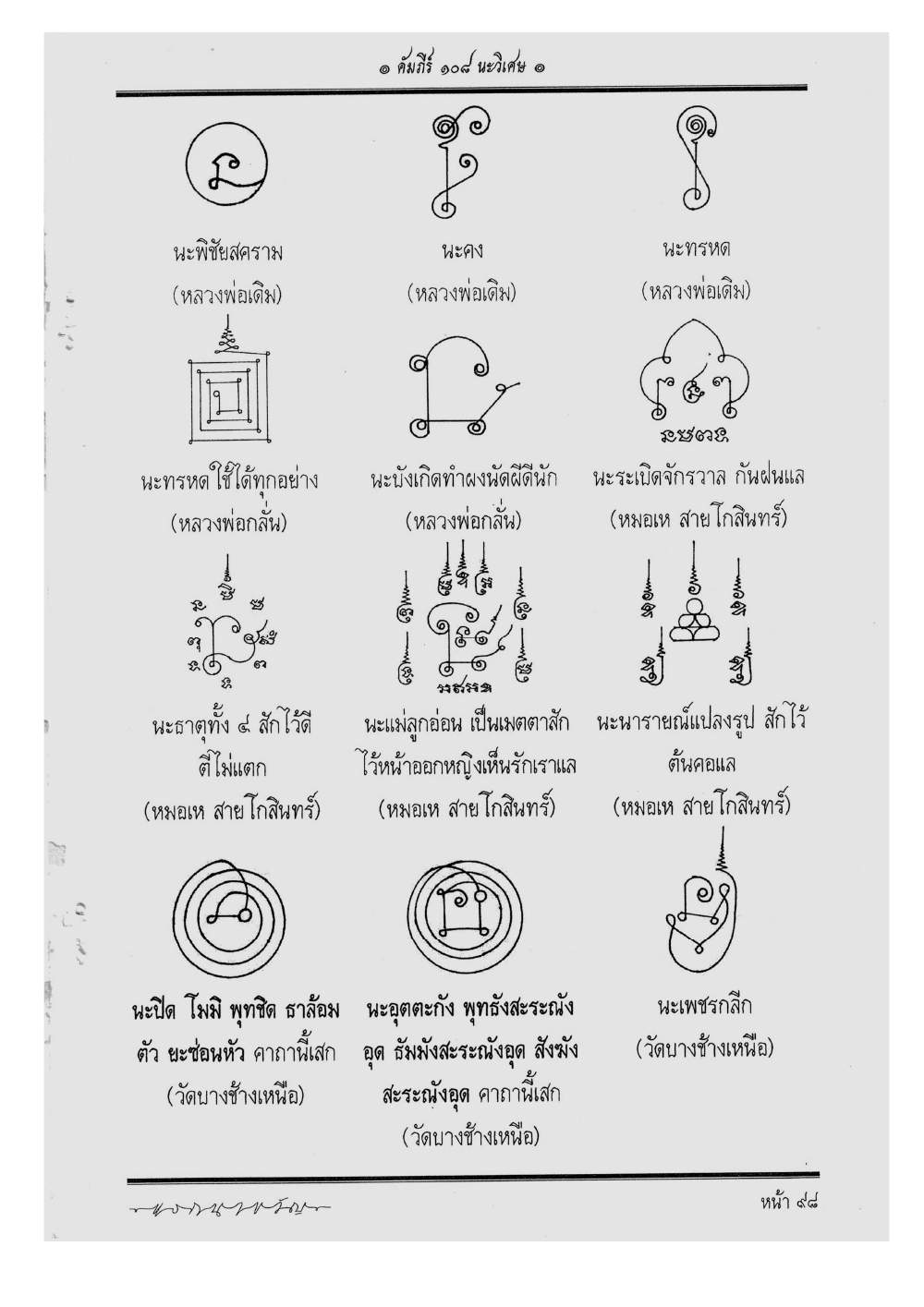 Scripture Of 108 Magical Na, PDF page 104 — original scan