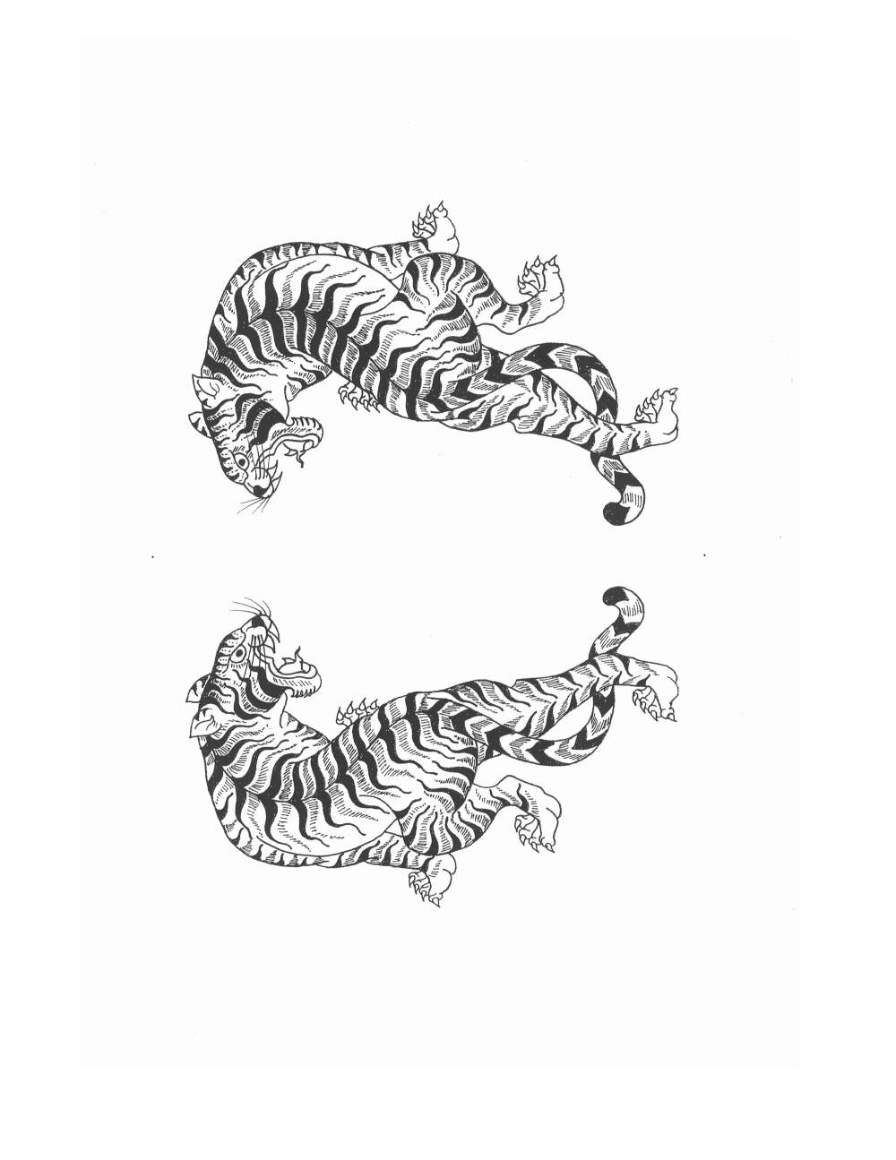 Sak Yant Stencils For Tracing, PDF page 98 — original scan