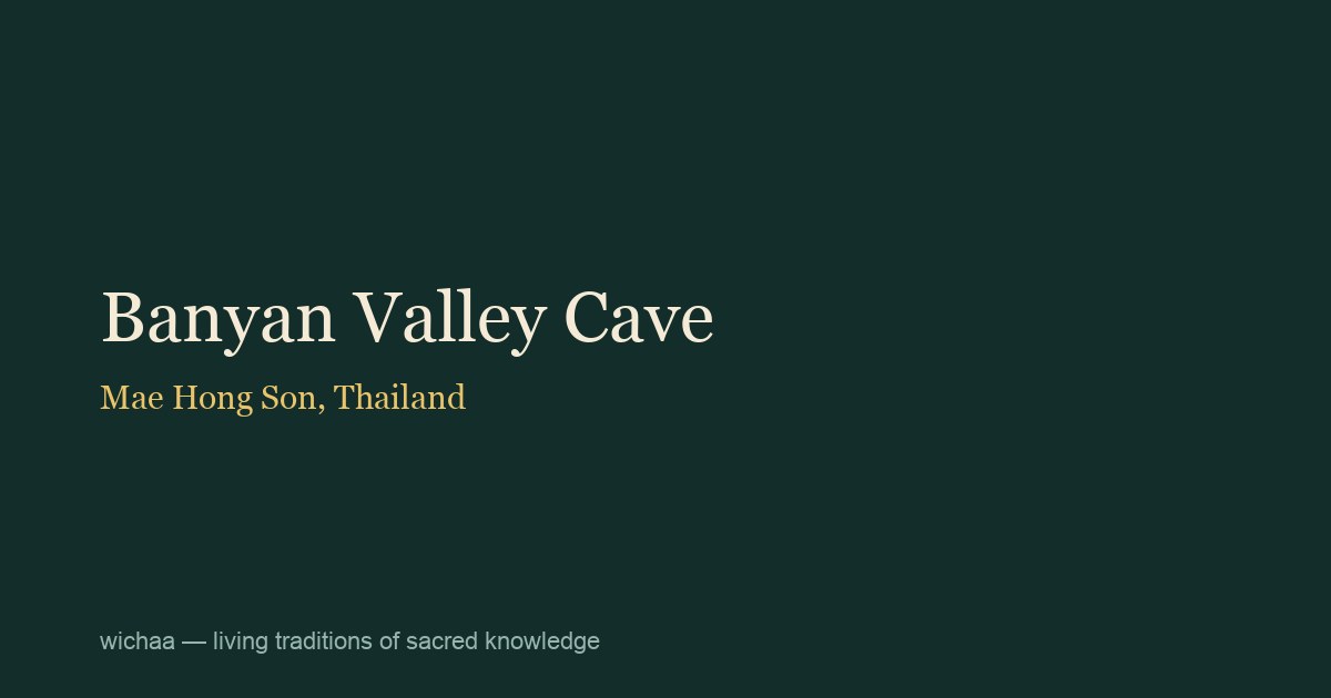 Banyan Valley Cave