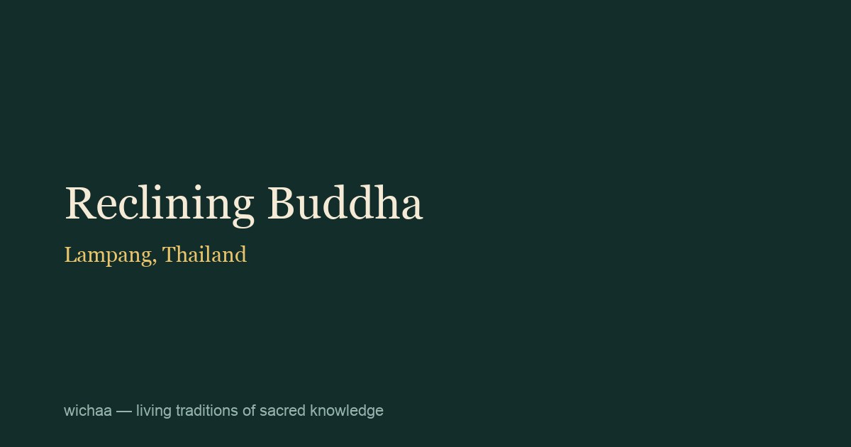 Reclining Buddha