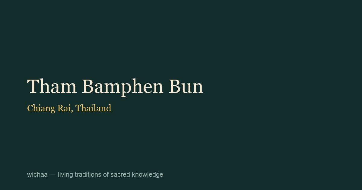 Tham Bamphen Bun