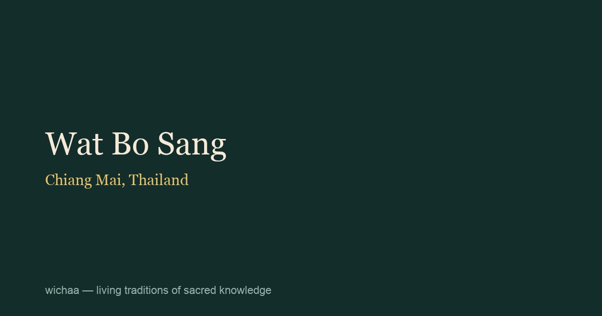 Wat Bo Sang