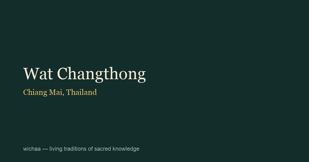 Wat Changthong