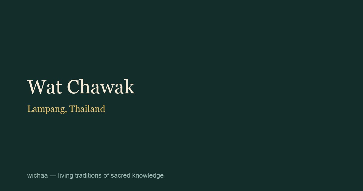 Wat Chawak