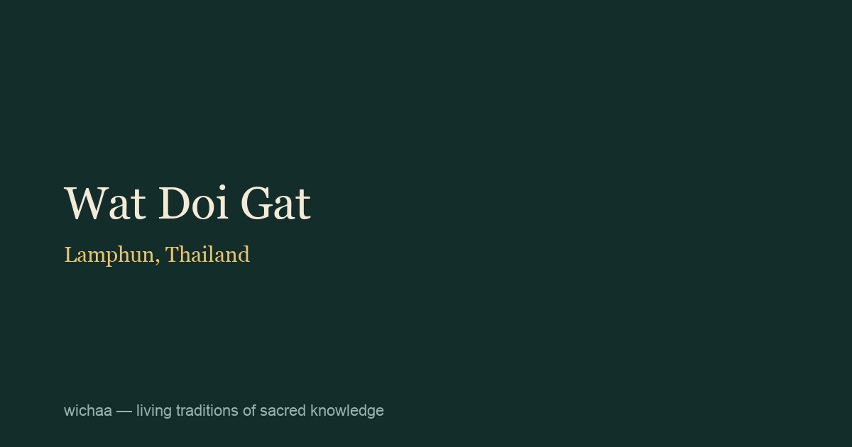 Wat Doi Gat