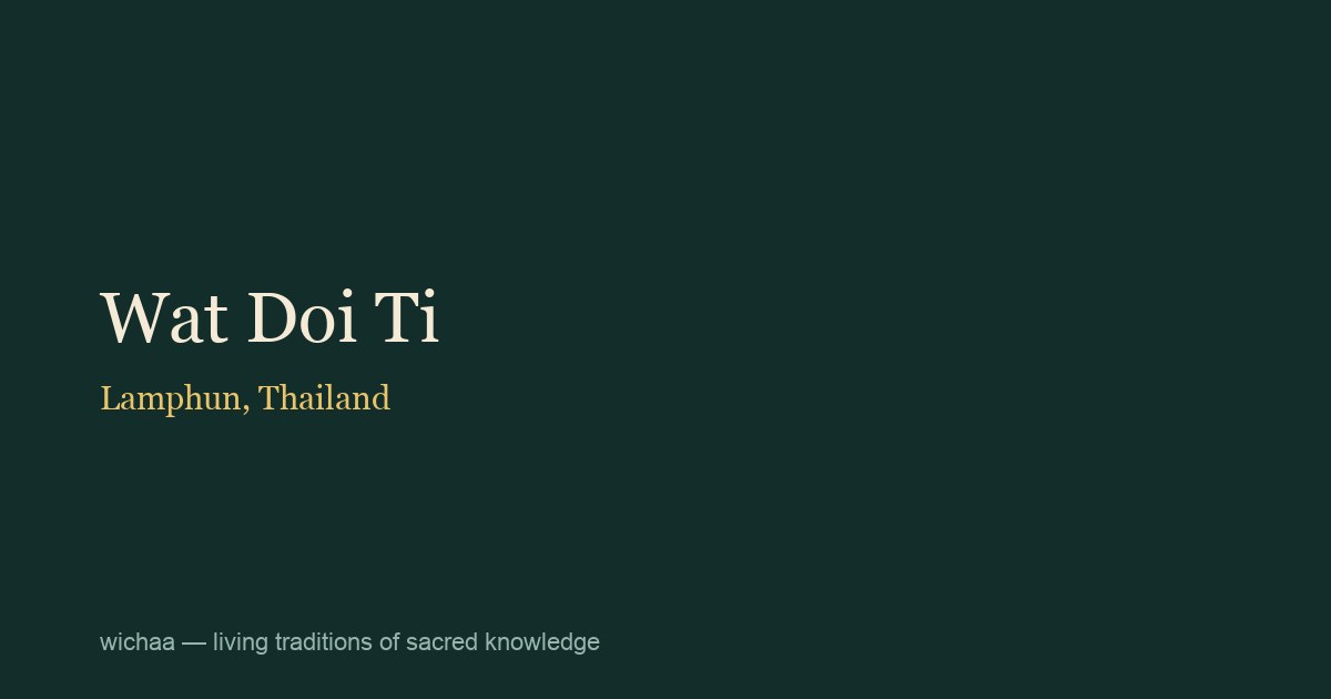 Wat Doi Ti