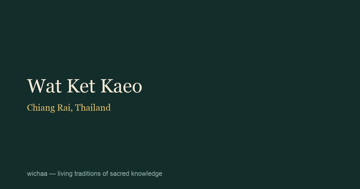 Wat Ket Kaeo