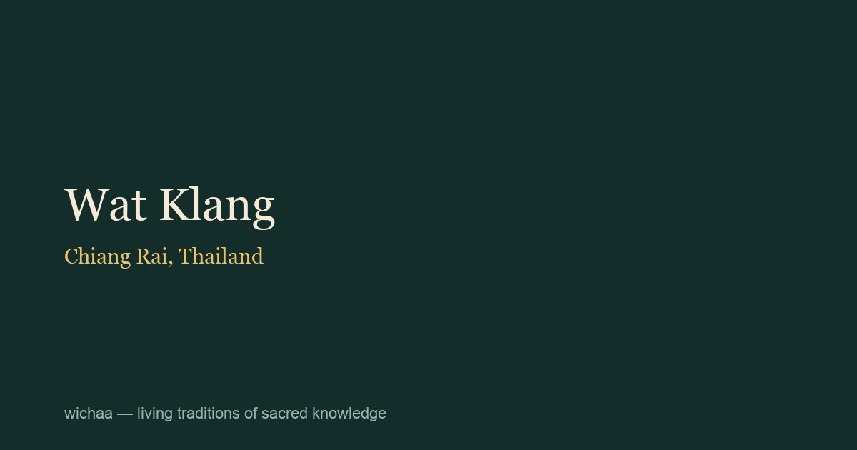Wat Klang