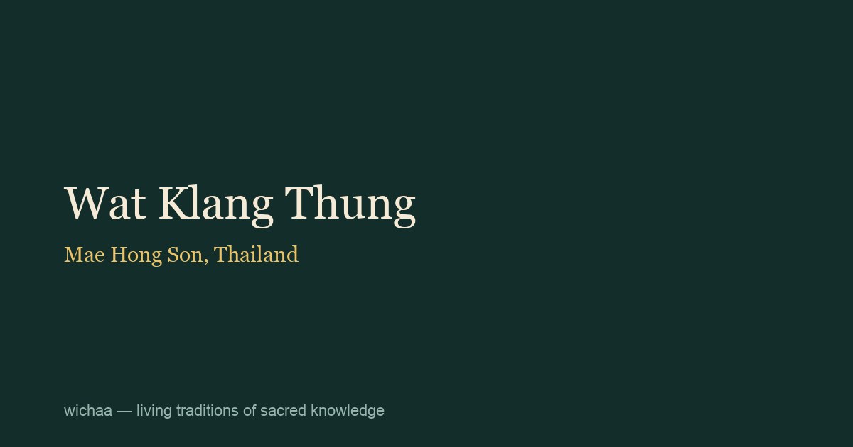 Wat Klang Thung