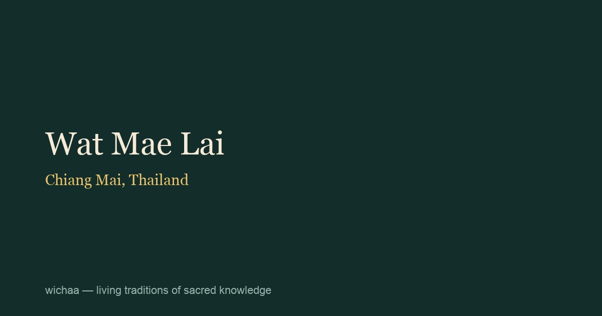 Wat Mae Lai