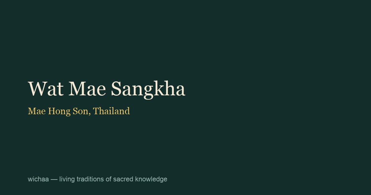 Wat Mae Sangkha