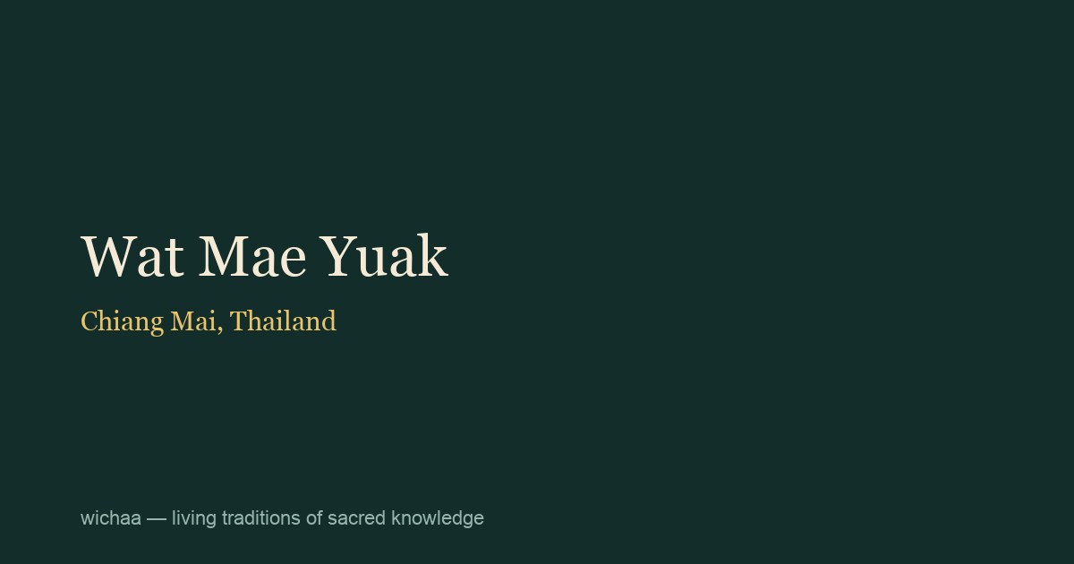 Wat Mae Yuak
