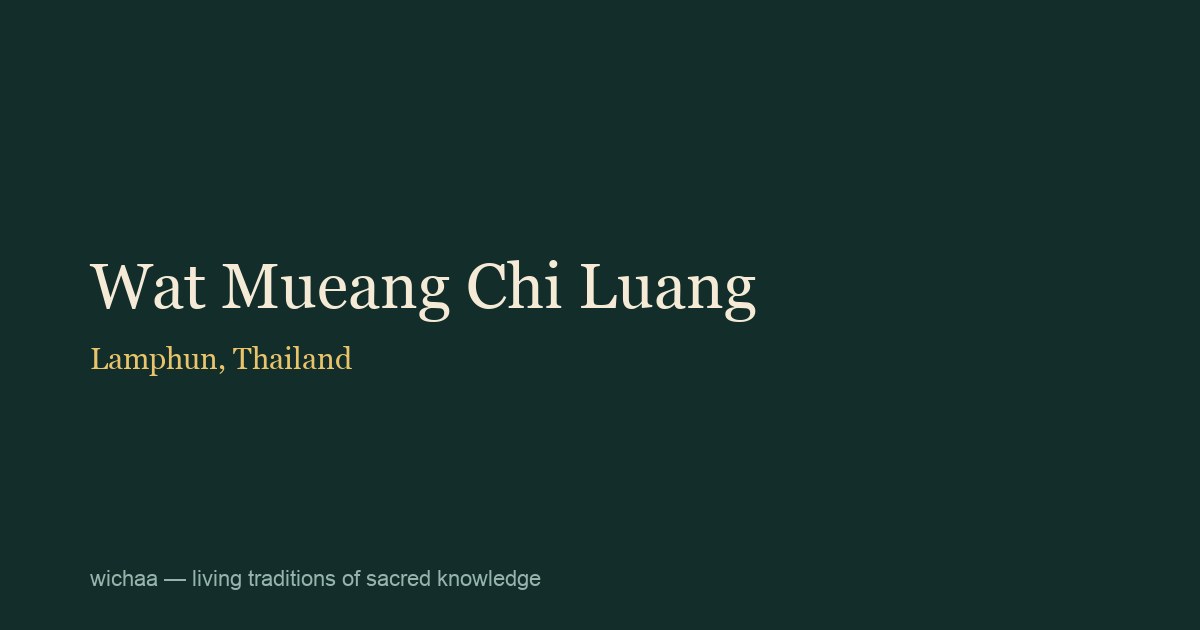 Wat Mueang Chi Luang