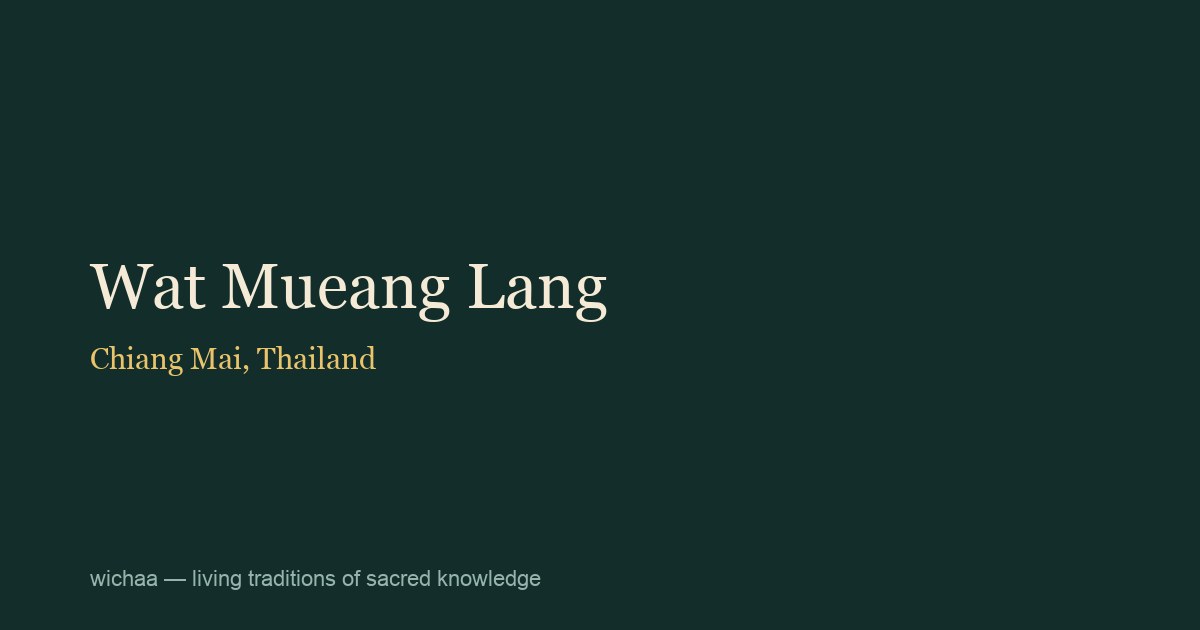 Wat Mueang Lang