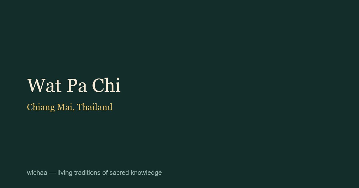 Wat Pa Chi
