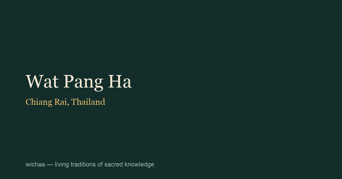 Wat Pang Ha