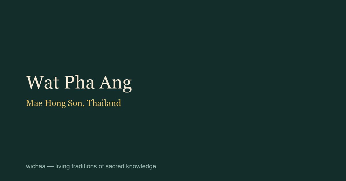 Wat Pha Ang
