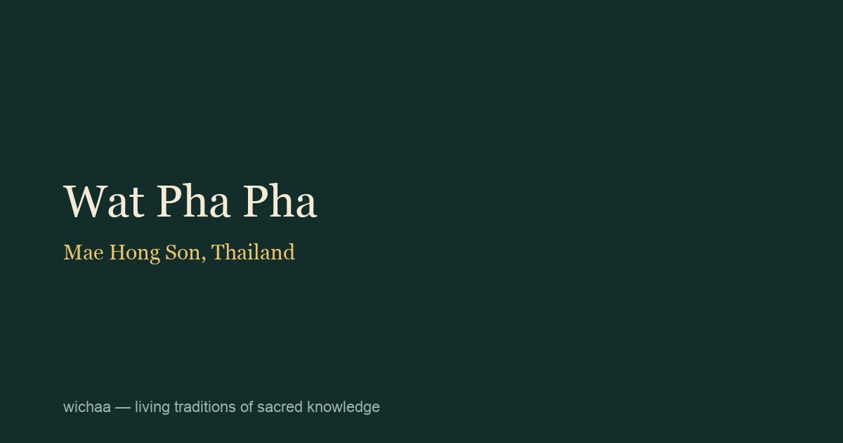 Wat Pha Pha