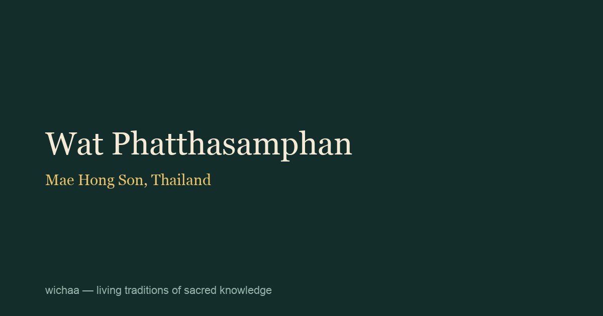 Wat Phatthasamphan