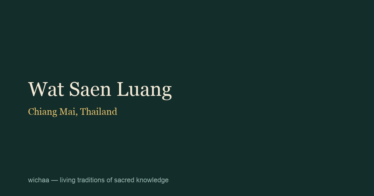 Wat Saen Luang