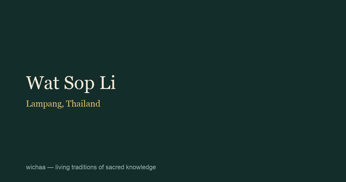 Wat Sop Li
